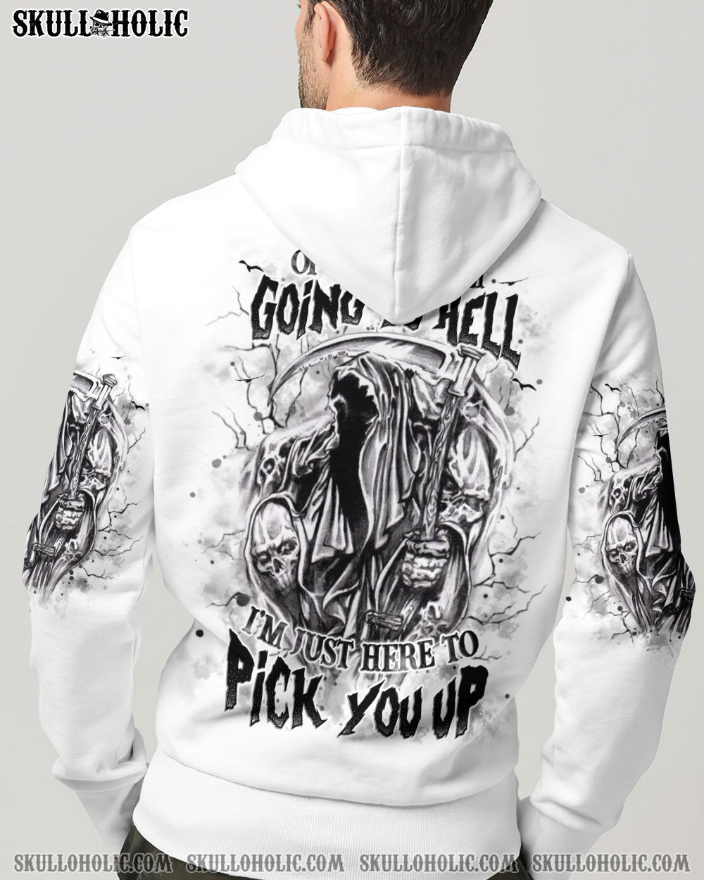 BLISSCORNERS OF COURSE I'M GOING TO HELL SKULL ALL OVER PRINT