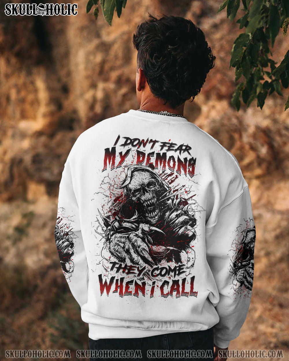 BLISSCORNERS I DON'T FEAR MY DEMONS ALL OVER PRINT