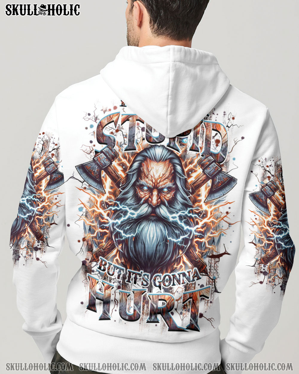 BLISSCORNERS I CAN FIX STUPID BUT IT'S GONNA HURT OLD SKULL ALL OVER PRINT