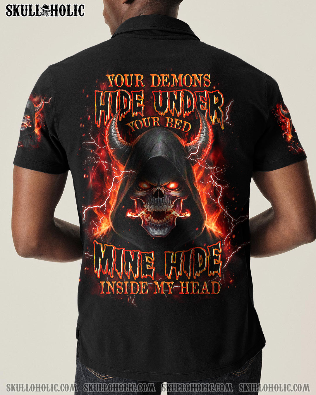 BLISSCORNERS YOUR DEMONS HIDE UNDER YOUR BED ALL OVER PRINT