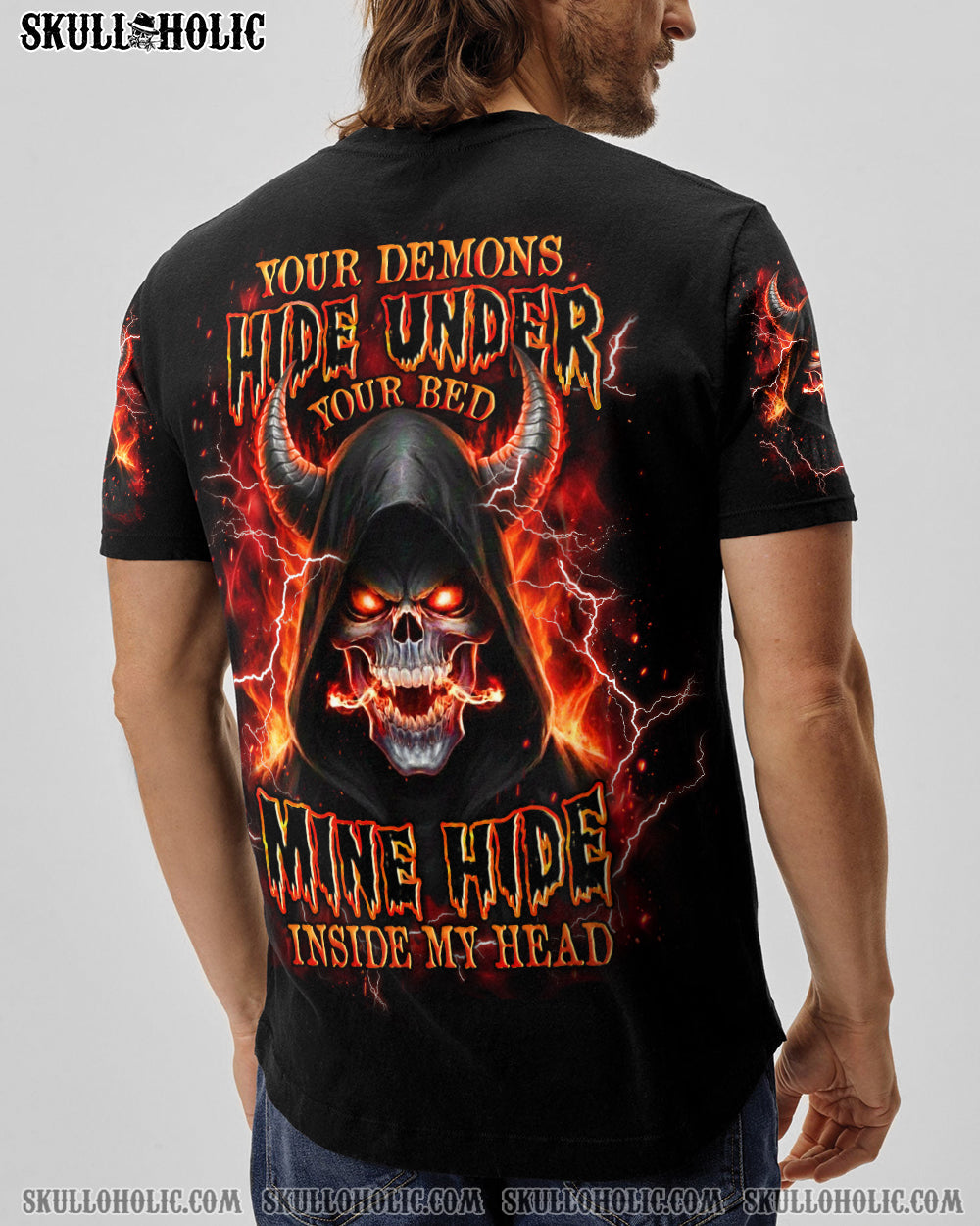 BLISSCORNERS YOUR DEMONS HIDE UNDER YOUR BED ALL OVER PRINT