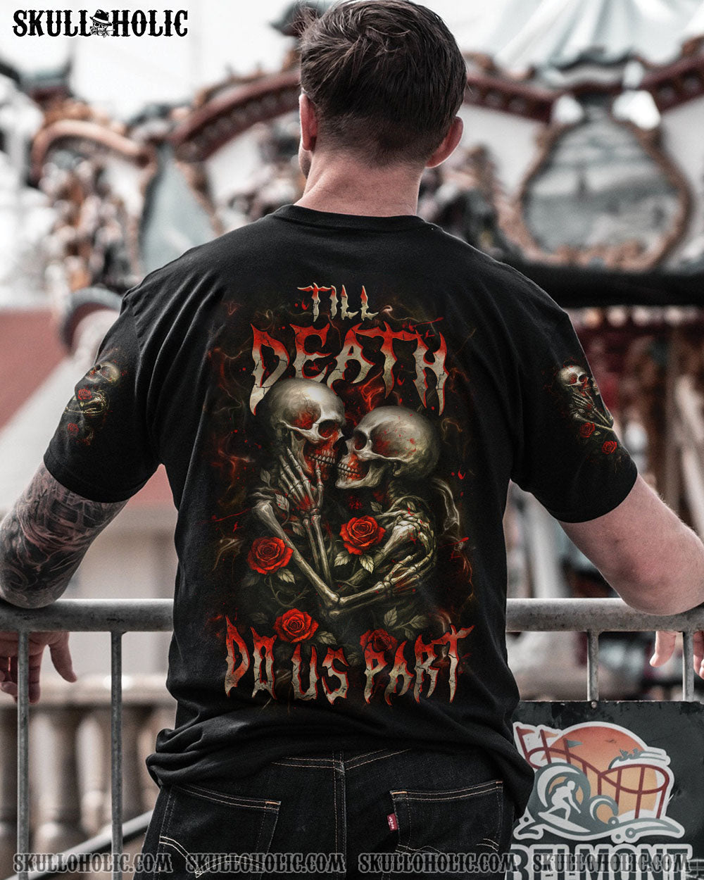 BLISSCORNERS TILL DEATH DO US PART COUPLE ALL OVER PRINT