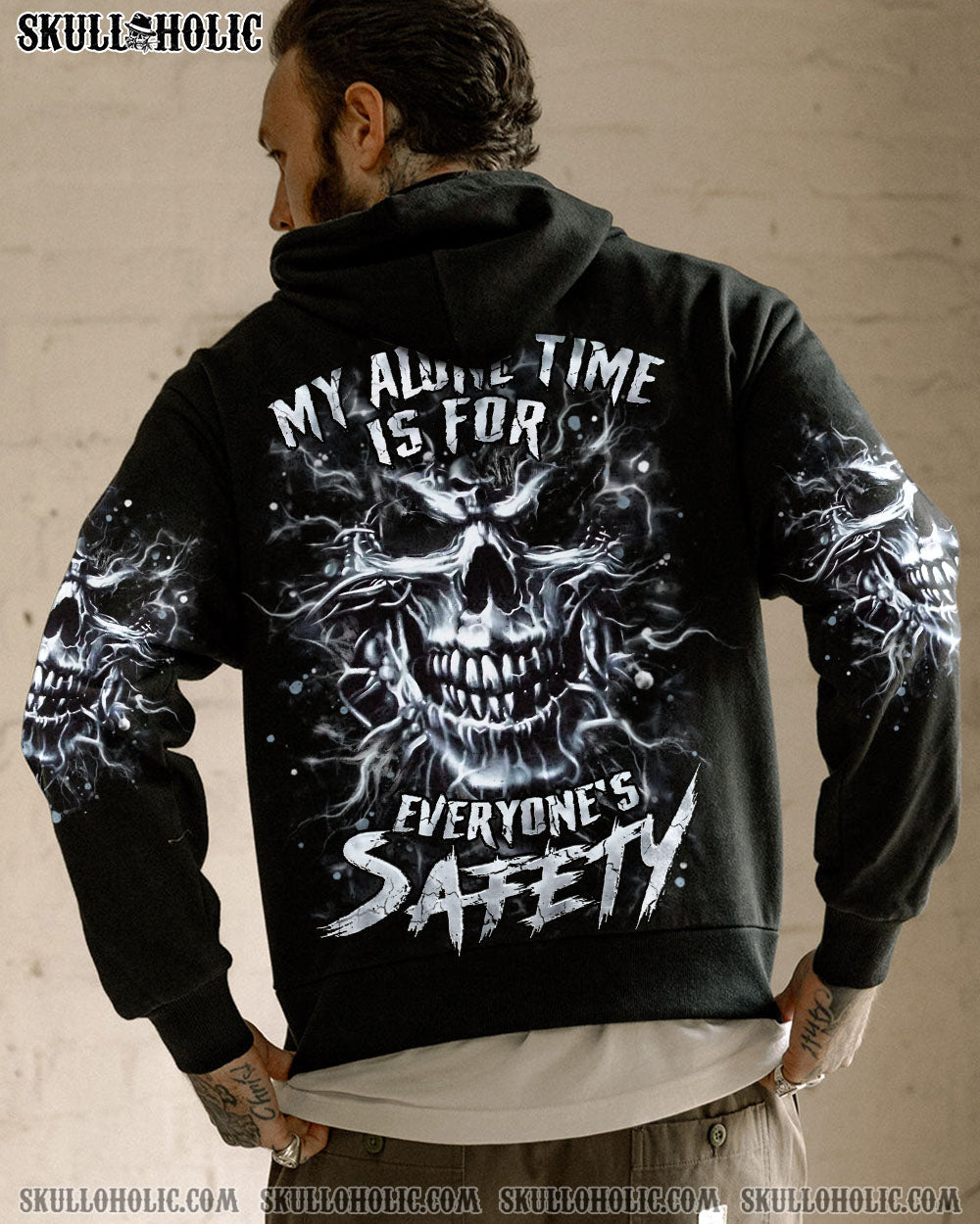 BLISSCORNERS MY ALONE TIME IS FOR EVERYONE'S SAFETY ALL OVER PRINT