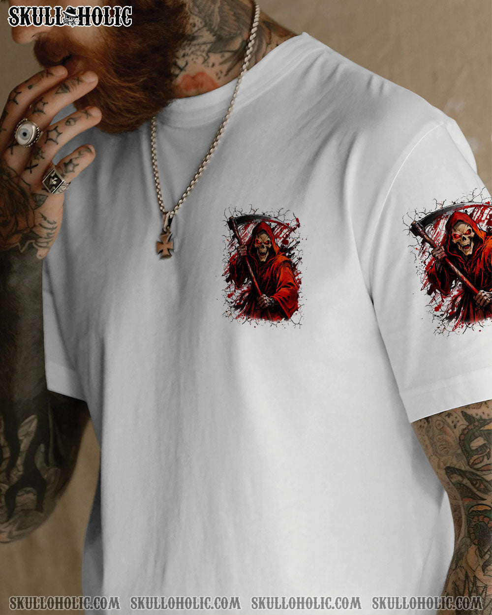BLISSCORNERS OF COURSE I'M GOING TO HELL SKULL ALL OVER PRINT