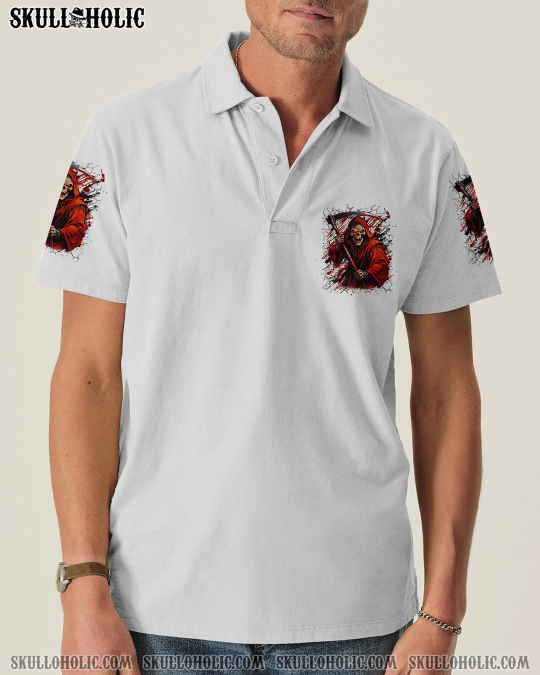 BLISSCORNERS OF COURSE I'M GOING TO HELL SKULL ALL OVER PRINT