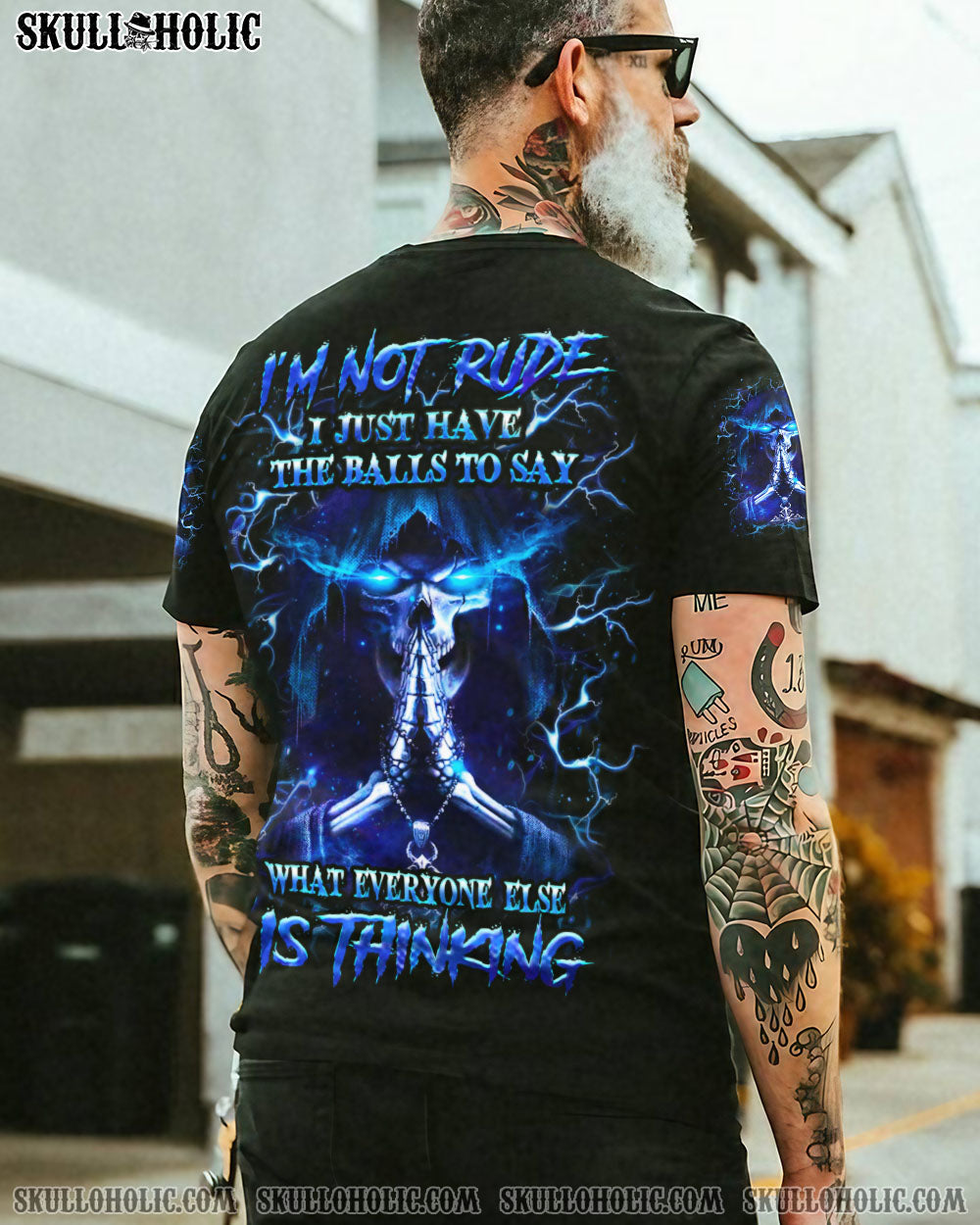 BLISSCORNERS I'M NOT RUDE I JUST HAVE THE BALLS ALL OVER PRINT