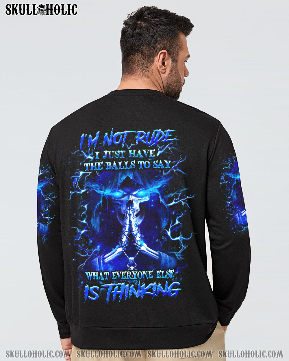 BLISSCORNERS I'M NOT RUDE I JUST HAVE THE BALLS ALL OVER PRINT