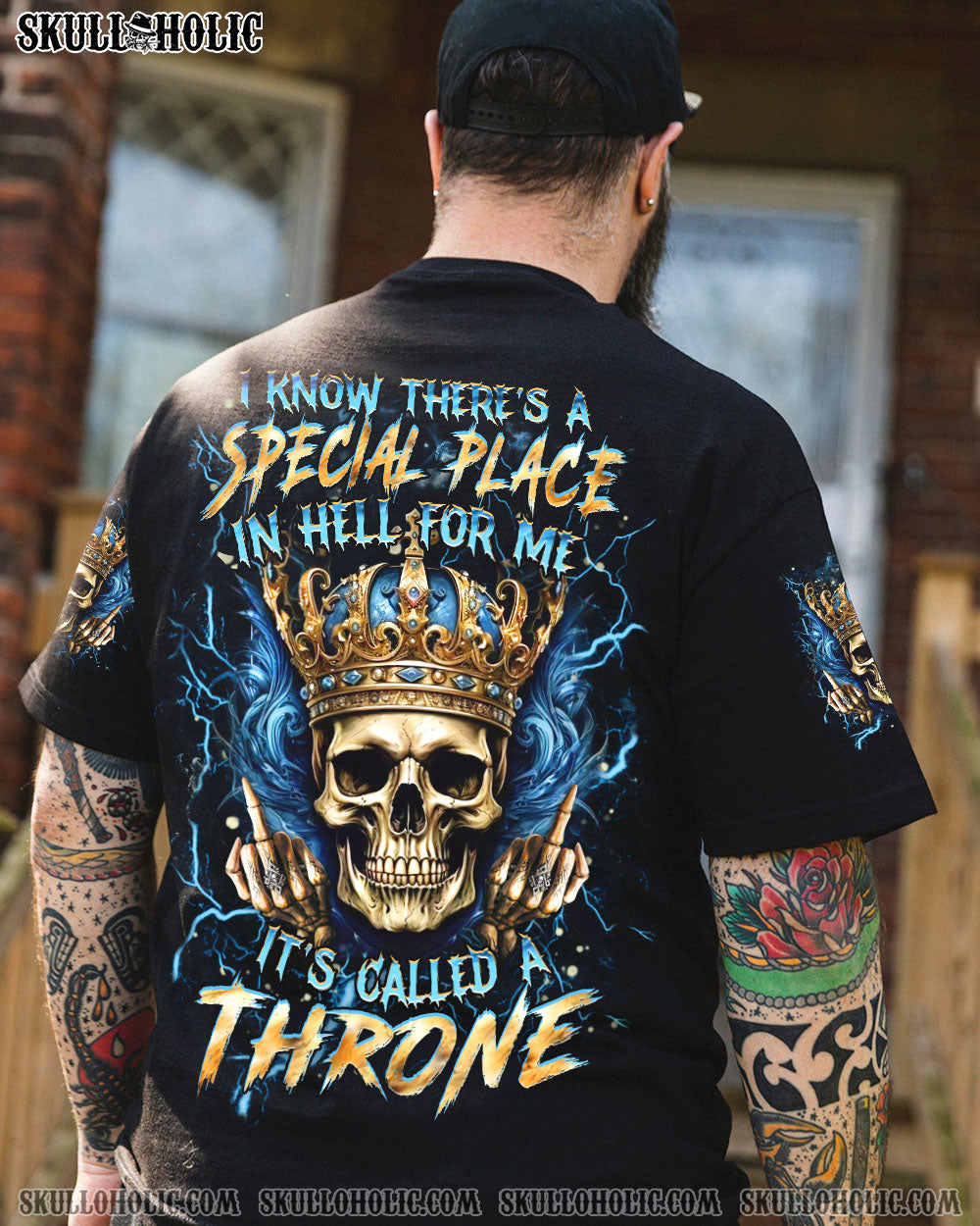 BLISSCORNERS THRONE SKULL ALL OVER PRINT