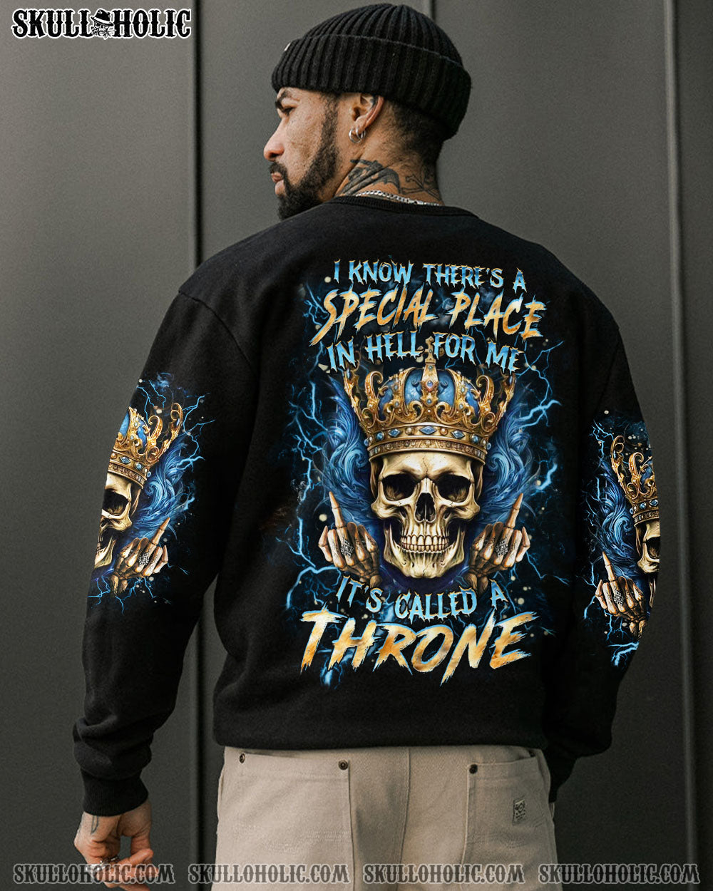 BLISSCORNERS THRONE SKULL ALL OVER PRINT