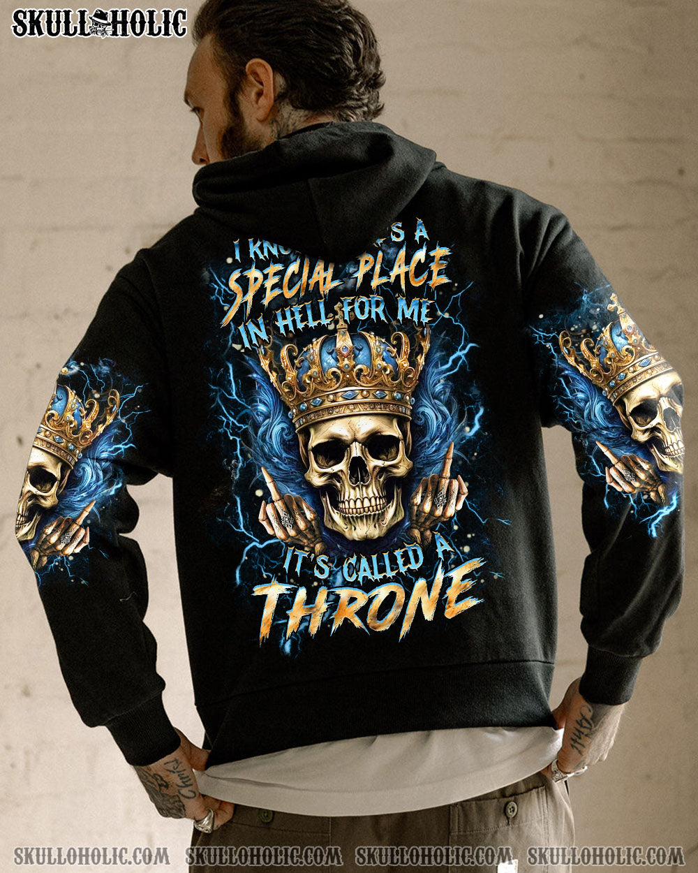 BLISSCORNERS THRONE SKULL ALL OVER PRINT