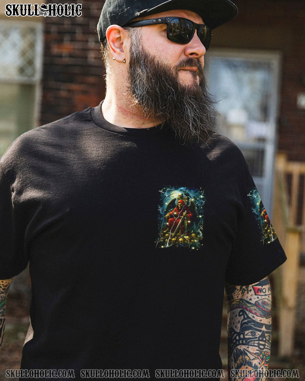 BLISSCORNERS THRONE SKULL ALL OVER PRINT