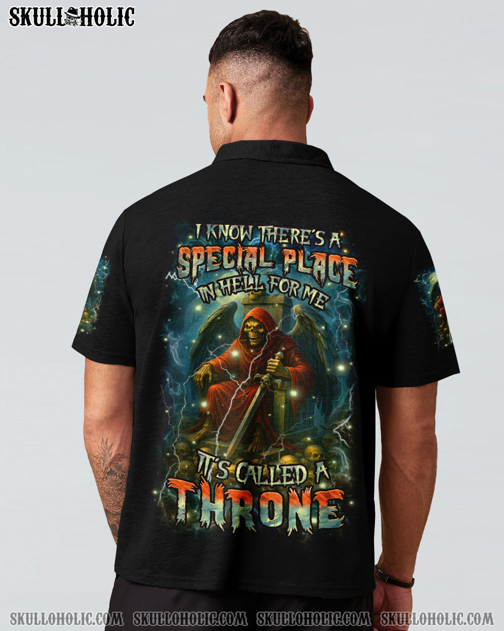 BLISSCORNERS THRONE SKULL ALL OVER PRINT
