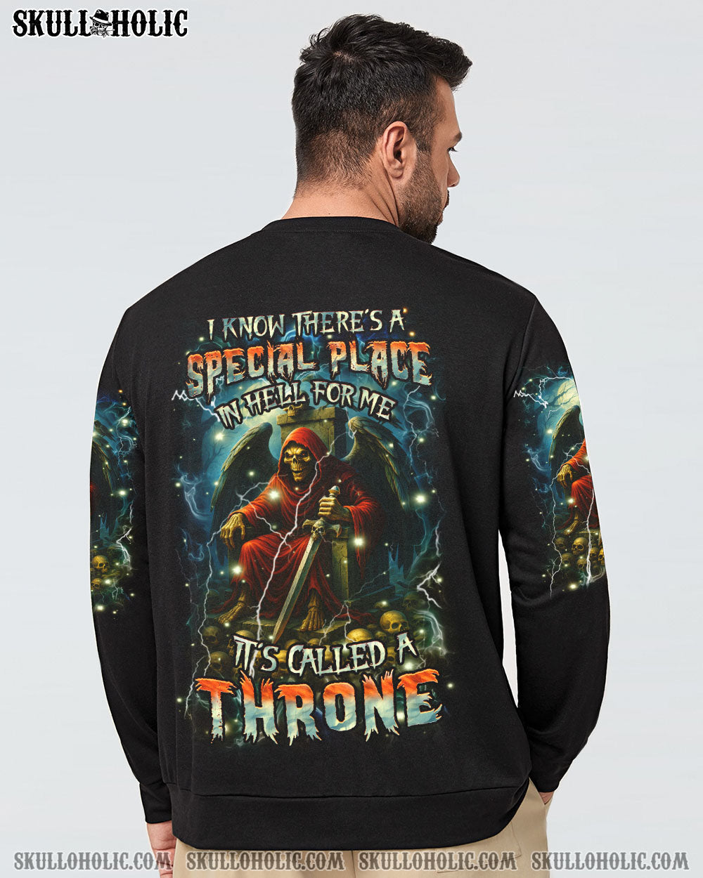 BLISSCORNERS THRONE SKULL ALL OVER PRINT