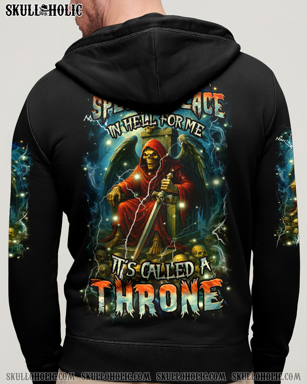 BLISSCORNERS THRONE SKULL ALL OVER PRINT