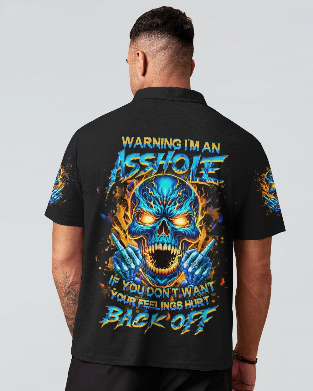 BLISSCORNERS WARNING I'M AN A SKULL ALL OVER PRINT