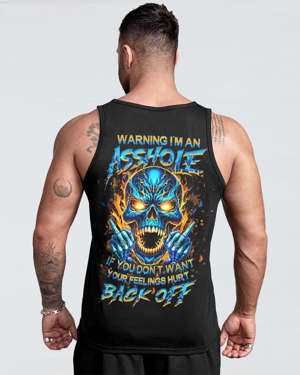 BLISSCORNERS WARNING I'M AN A SKULL ALL OVER PRINT