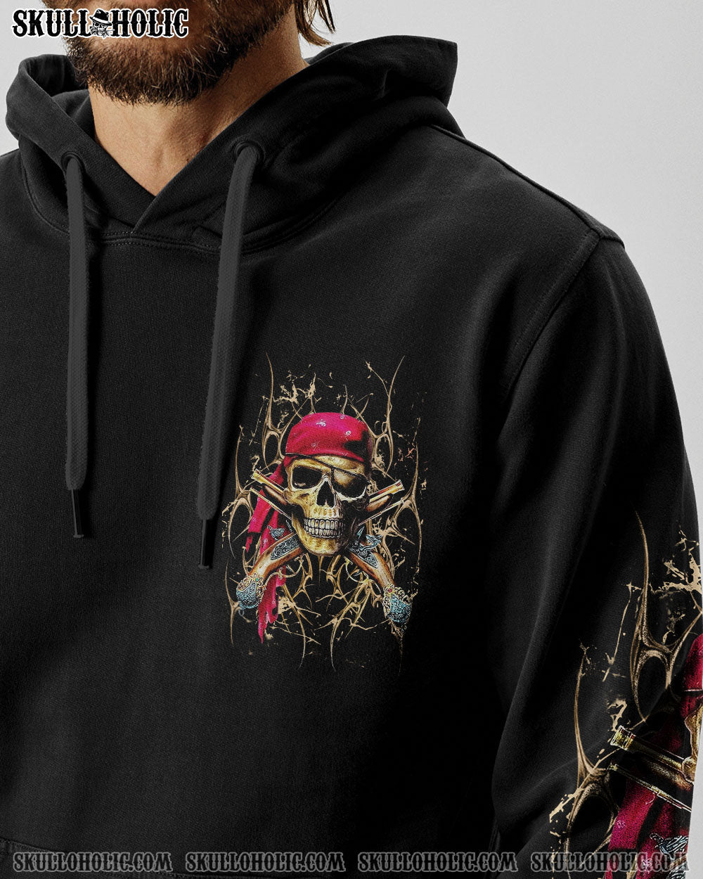 BLISSCORNERS I CAN FIX STUPID BUT IT'S GONNA HURT PIRATE SKULL ALL OVER PRINT