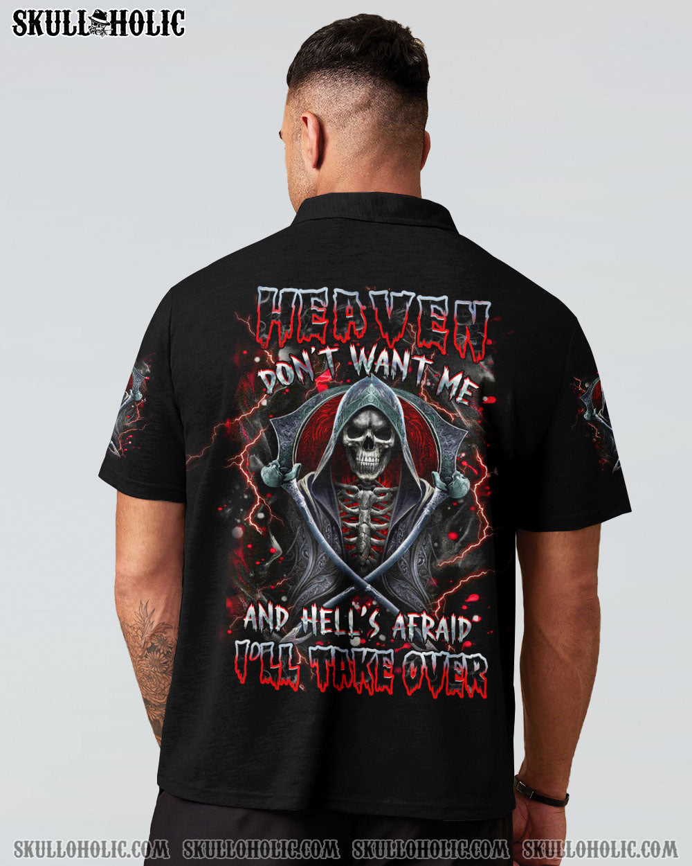 BLISSCORNERS HEAVEN DON'T WANT ME ALL OVER PRINT