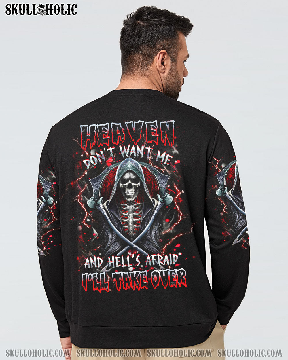 BLISSCORNERS HEAVEN DON'T WANT ME ALL OVER PRINT