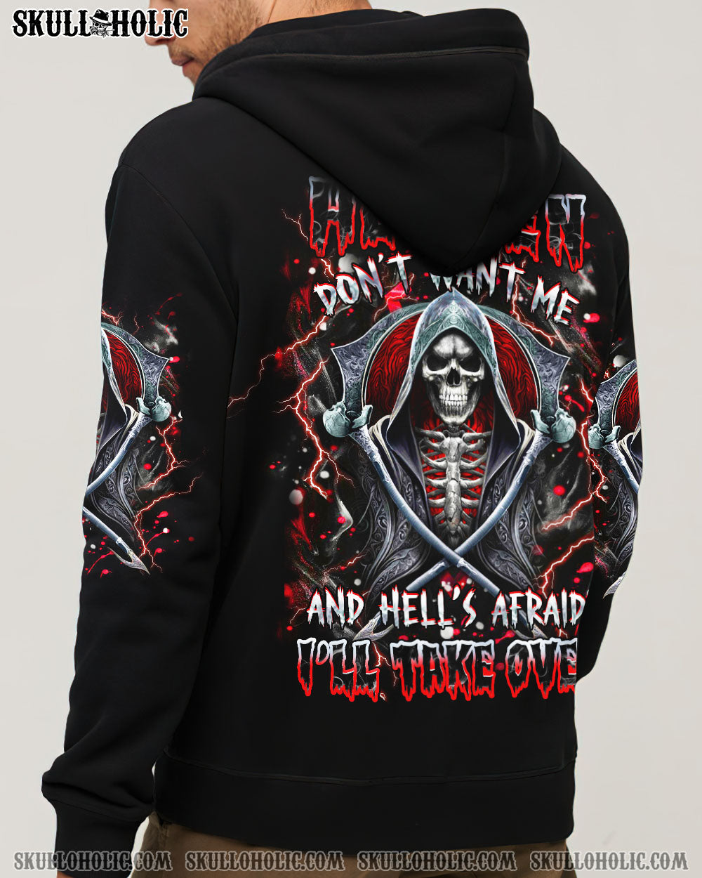 BLISSCORNERS HEAVEN DON'T WANT ME ALL OVER PRINT