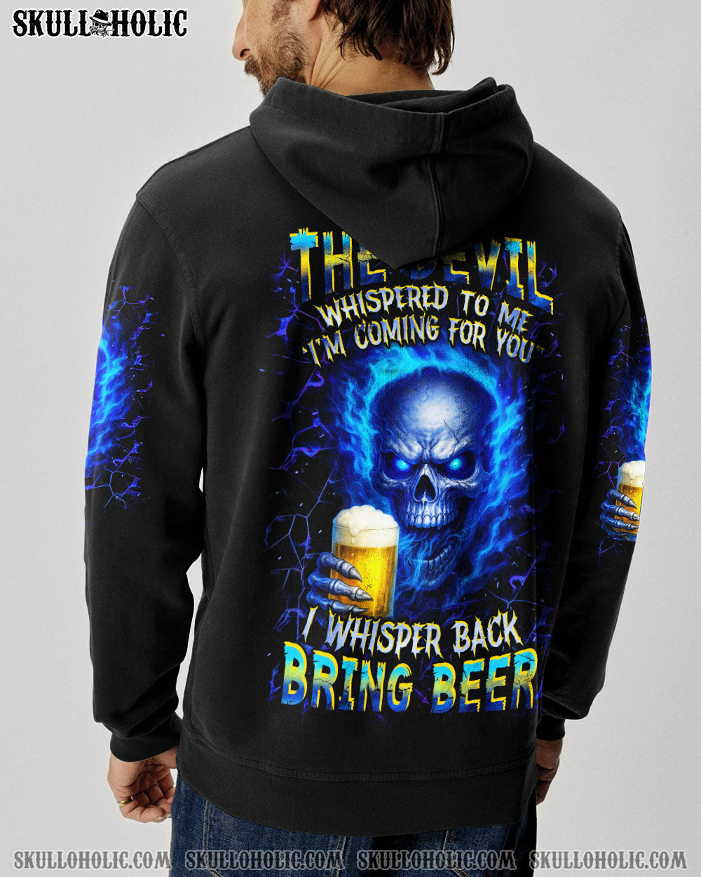 BLISSCORNERS BRING BEER SKULL ALL OVER PRINT