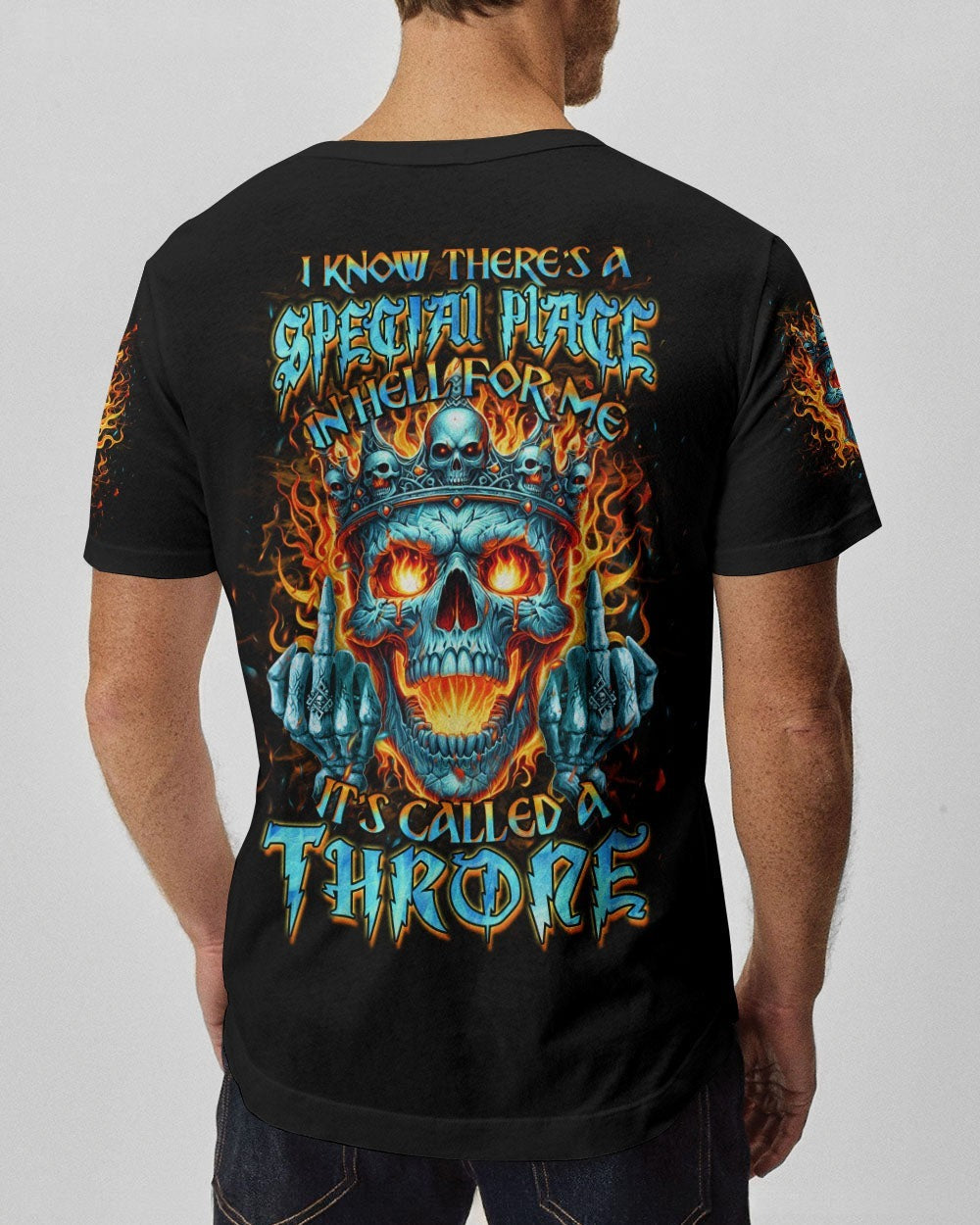 BLISSCORNERS THRONE SKULL ALL OVER PRINT
