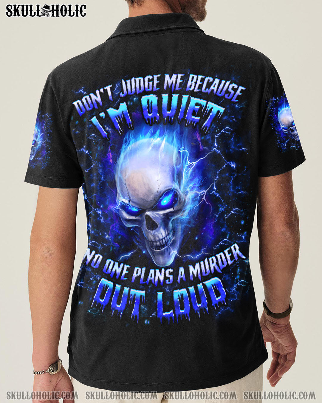 BLISSCORNERS DON'T JUDGE ME BECAUSE I'M QUIET ALL OVER PRINT