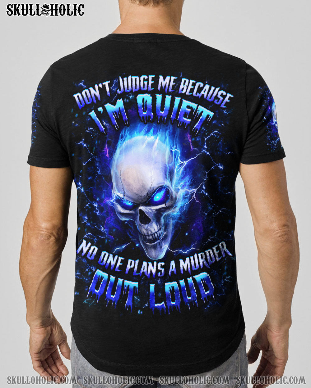 BLISSCORNERS DON'T JUDGE ME BECAUSE I'M QUIET ALL OVER PRINT