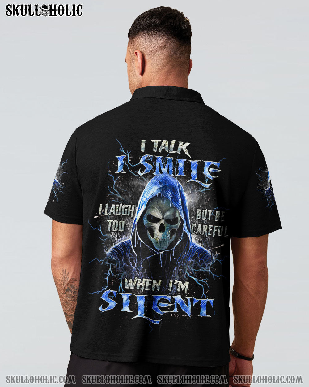 BLISSCORNERS BE CAREFUL WHEN I'M SILENT REAPER ALL OVER PRINT