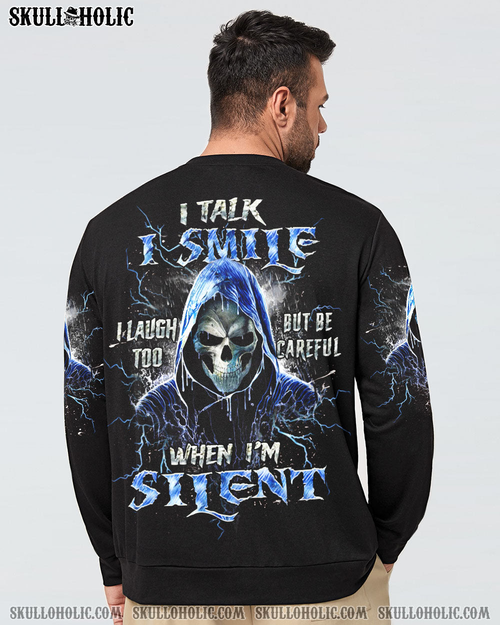 BLISSCORNERS BE CAREFUL WHEN I'M SILENT REAPER ALL OVER PRINT