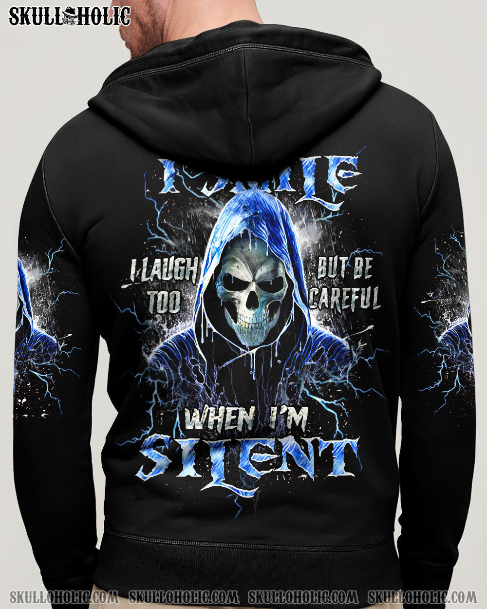 BLISSCORNERS BE CAREFUL WHEN I'M SILENT REAPER ALL OVER PRINT