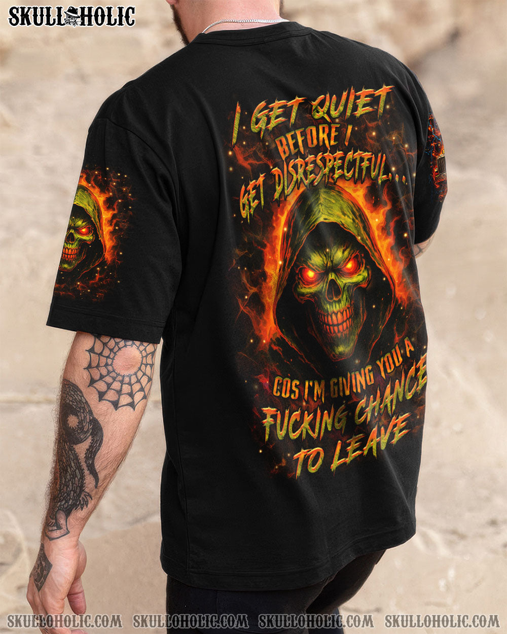 BLISSCORNERS I GET QUIET BEFORE I GET DISRESPECTFUL ALL OVER PRINT