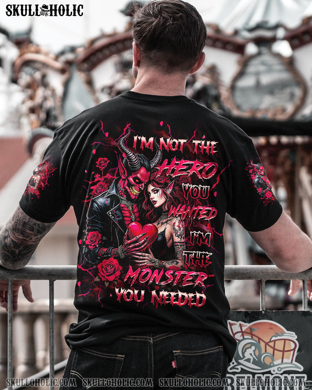 BLISSCORNERS I'M NOT THE HERO YOU WANTED ALL OVER PRINT
