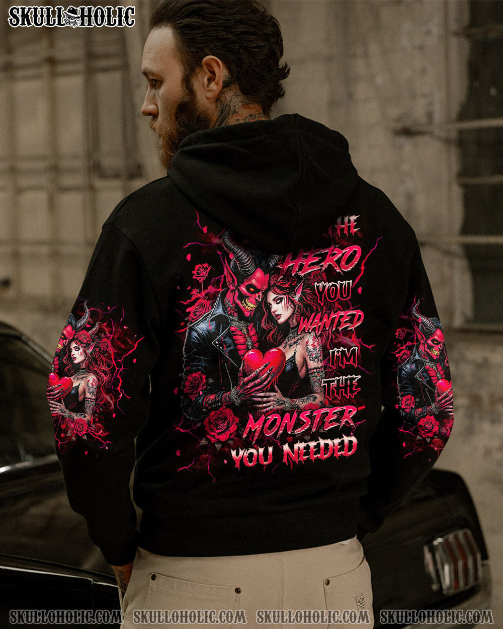 BLISSCORNERS I'M NOT THE HERO YOU WANTED ALL OVER PRINT
