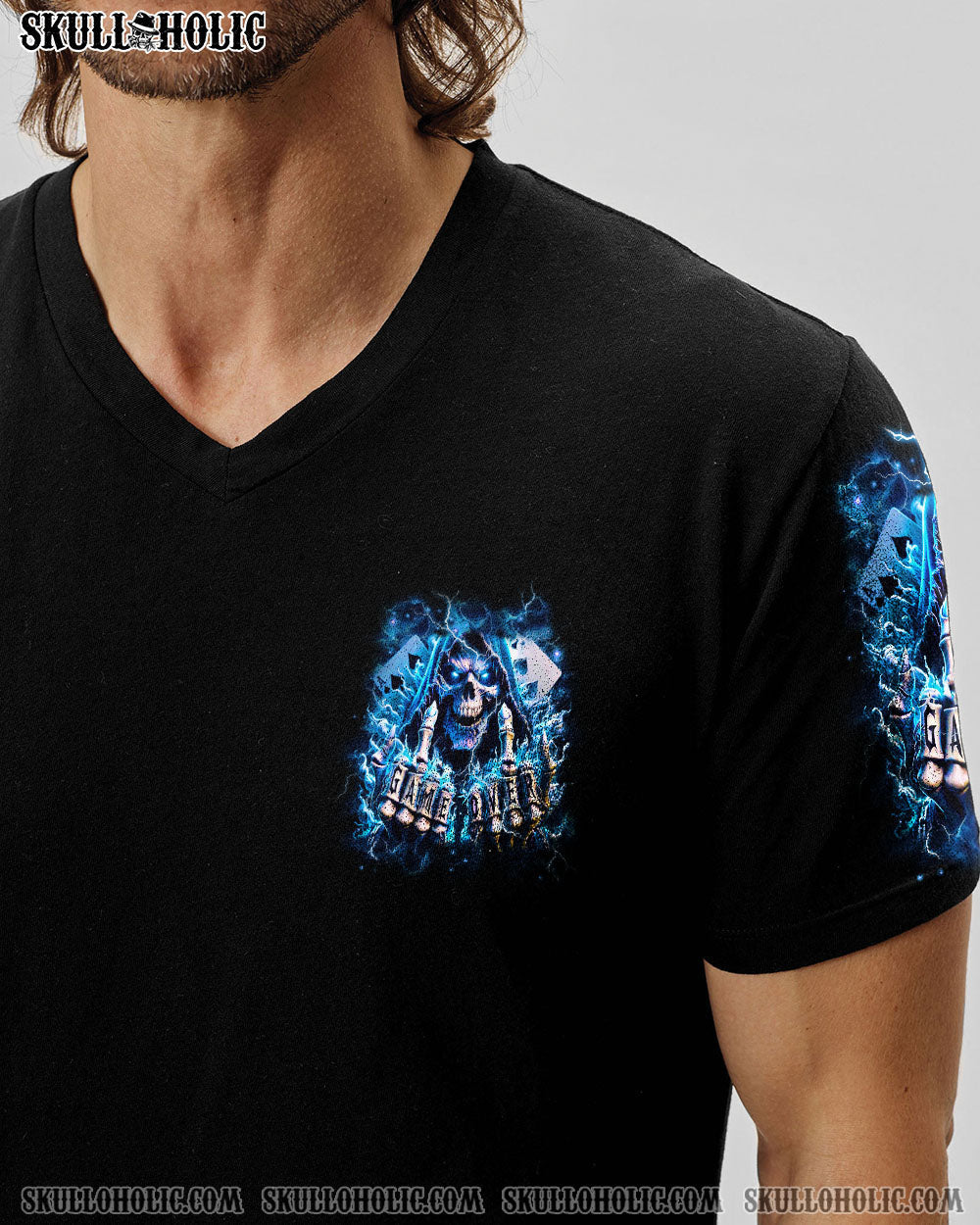 BLISSCORNERS I AM WHO I AM SKULL REAPER ALL OVER PRINT
