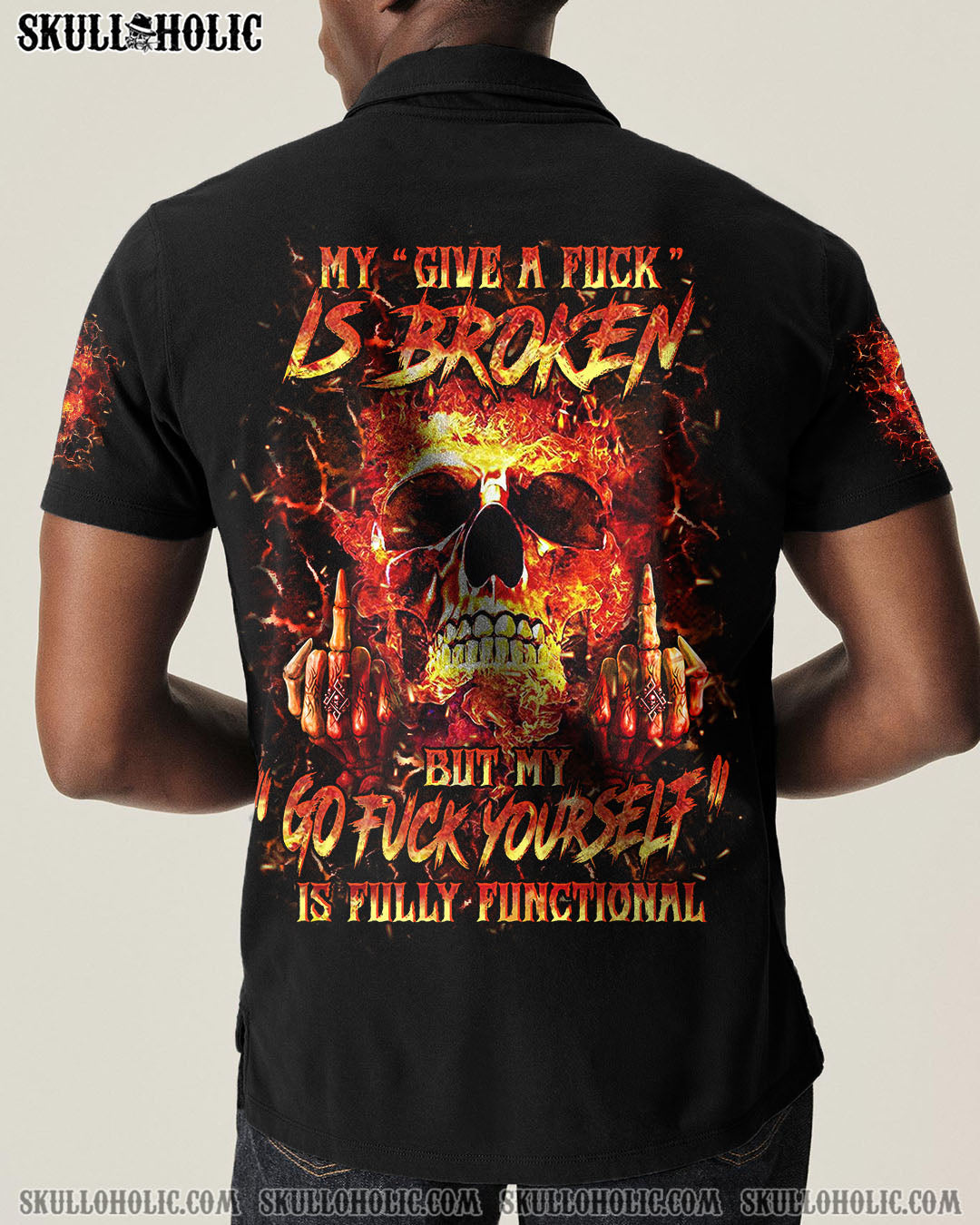 BLISSCORNERS MY GIVE A F IS BROKEN ALL OVER PRINT