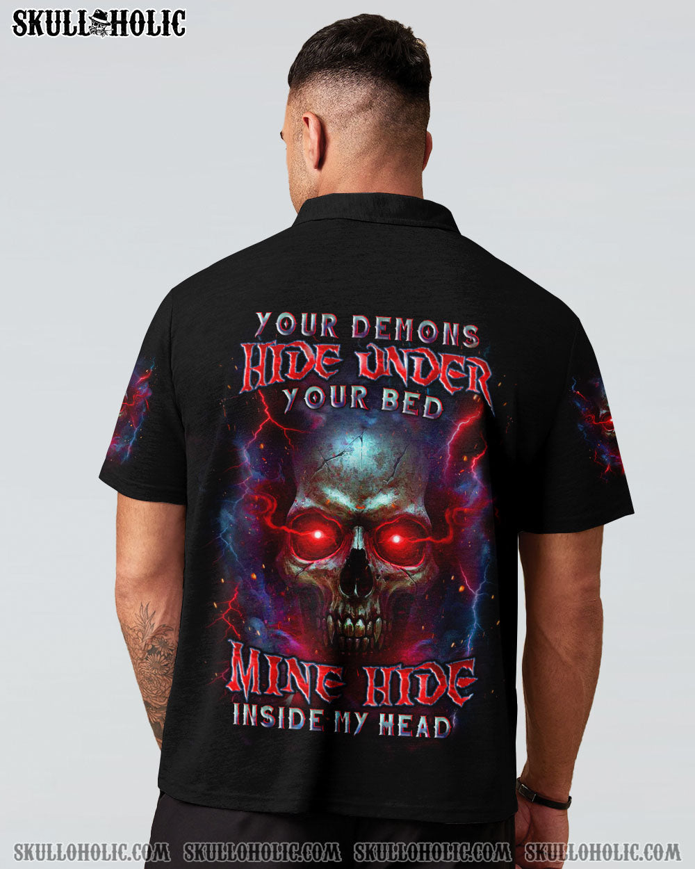 BLISSCORNERS YOUR DEMONS HIDE UNDER YOUR BED ALL OVER PRINT