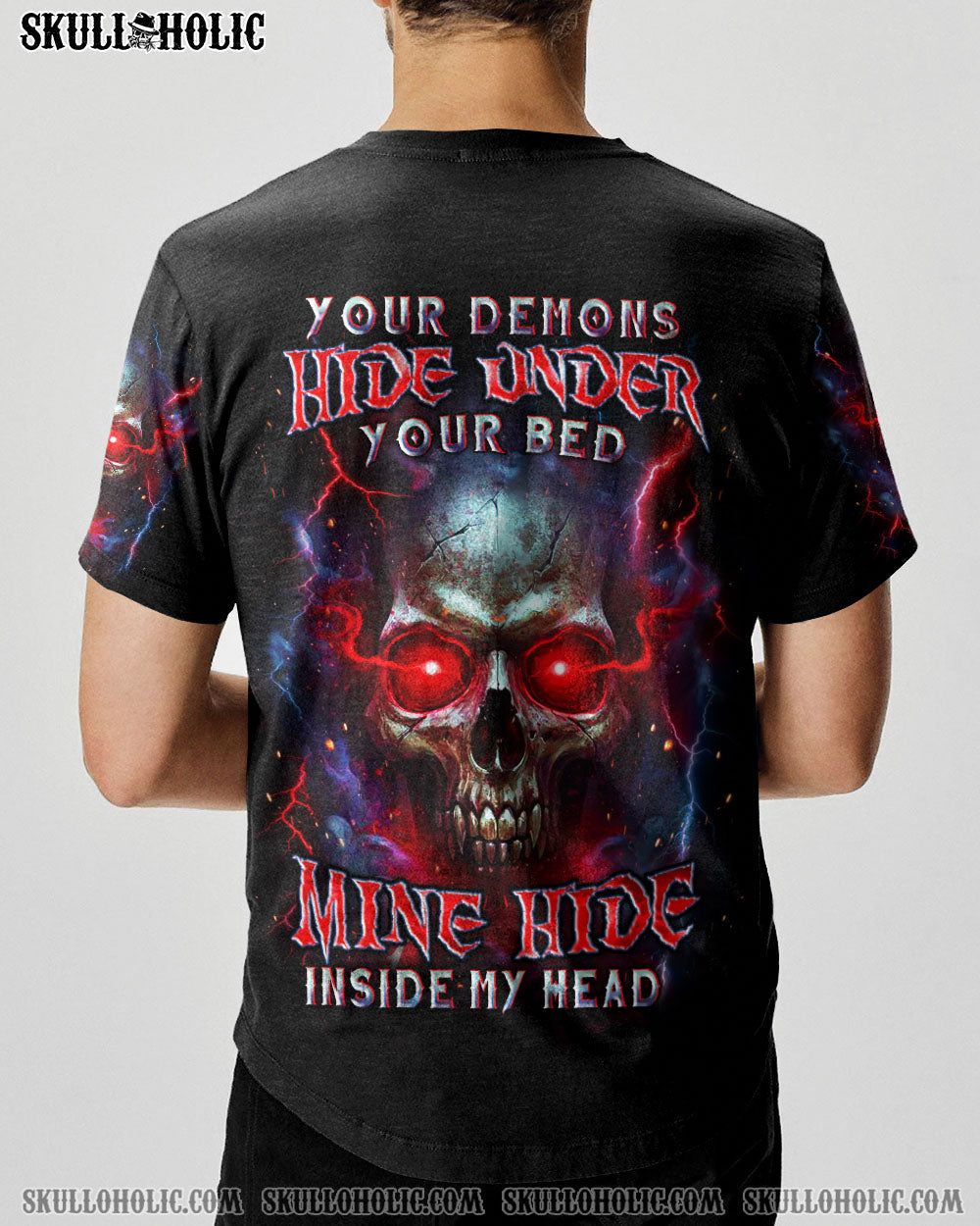 BLISSCORNERS YOUR DEMONS HIDE UNDER YOUR BED ALL OVER PRINT