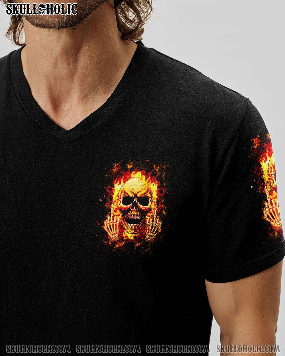 BLISSCORNERS WARNING I'M AN A SKULL ALL OVER PRINT
