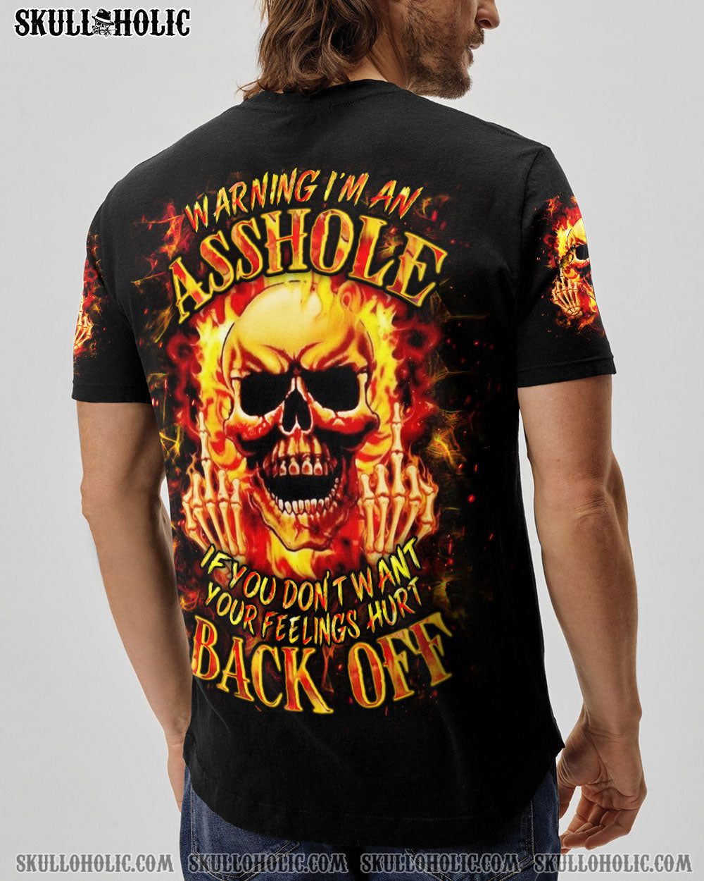 BLISSCORNERS WARNING I'M AN A SKULL ALL OVER PRINT