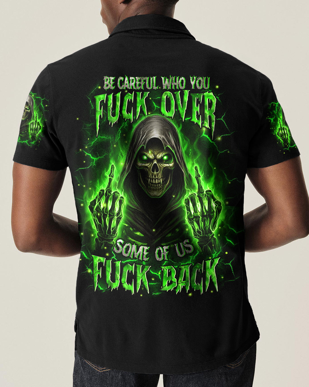 BLISSCORNERS BE CAREFUL REAPER ALL OVER PRINT