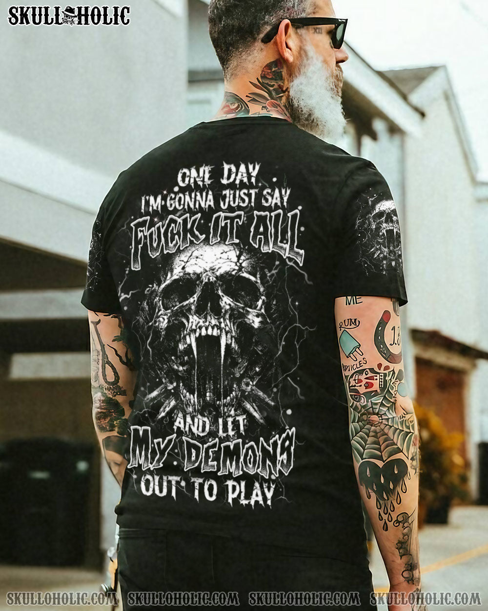 BLISSCORNERS ONE DAY I'M GONNA JUST SAY ALL OVER PRINT