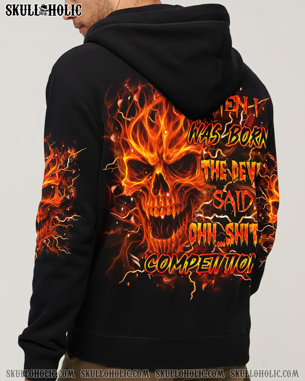 BLISSCORNERS WHEN I WAS BORN SKULL ALL OVER PRINT