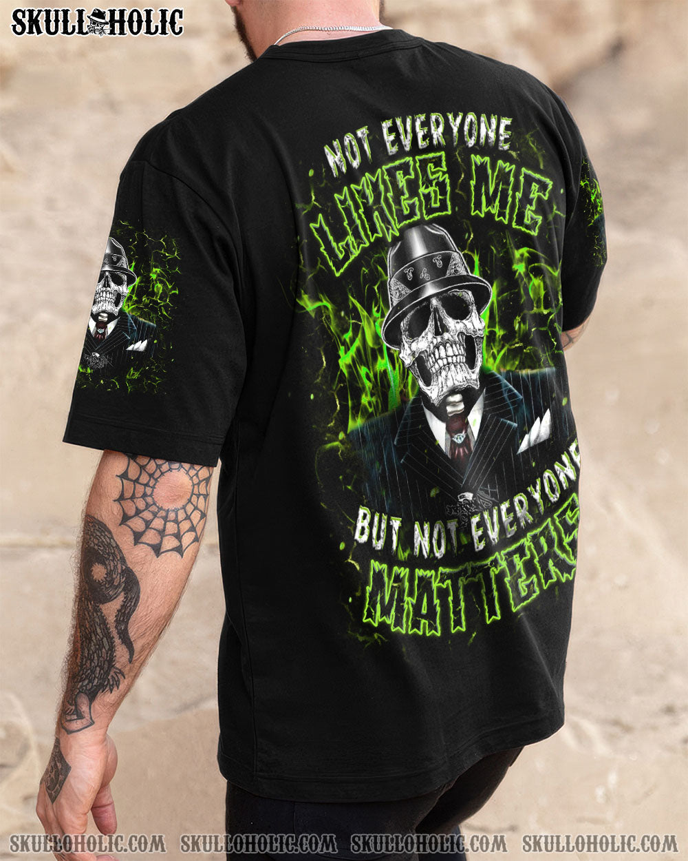 BLISSCORNERS NOT EVERYONE LIKES ME SKULL ALL OVER PRINT