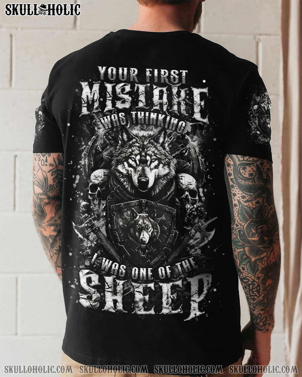 BLISSCORNERS YOUR FIRST MISTAKE WOLF ALL OVER PRINT