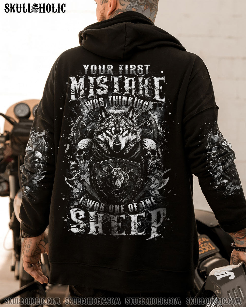 BLISSCORNERS YOUR FIRST MISTAKE WOLF ALL OVER PRINT