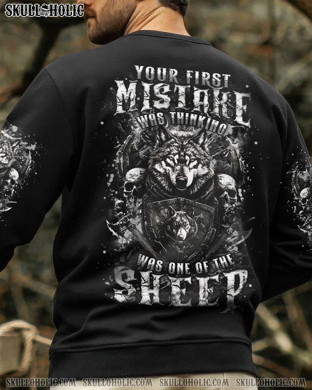 BLISSCORNERS YOUR FIRST MISTAKE WOLF ALL OVER PRINT