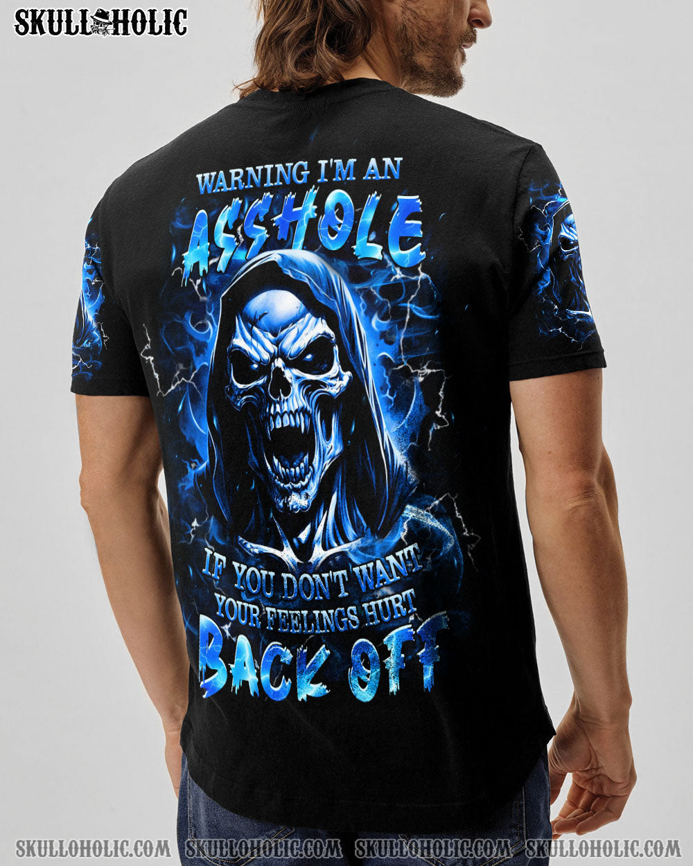 BLISSCORNERS WARNING I'M AN A SKULL ALL OVER PRINT