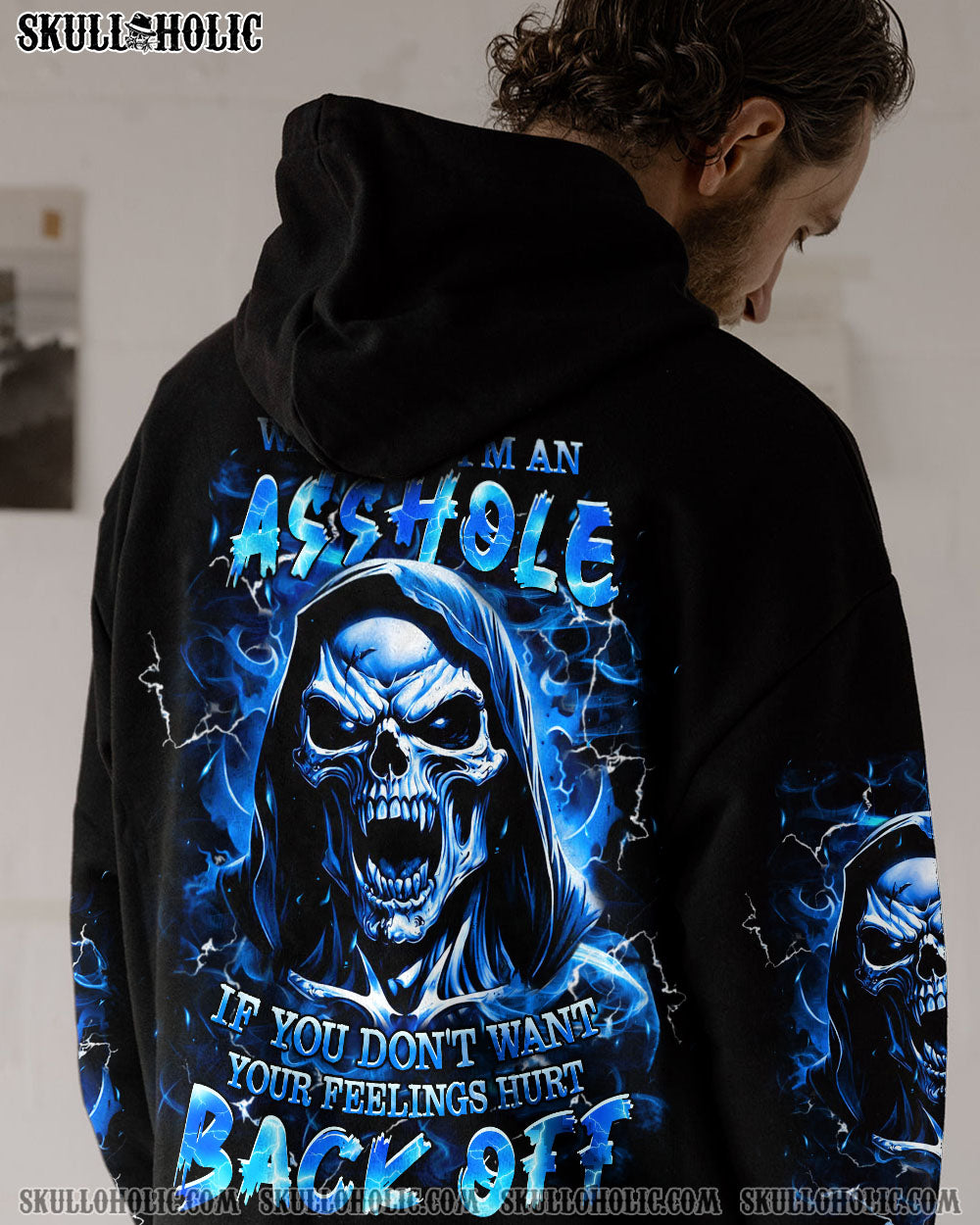 BLISSCORNERS WARNING I'M AN A SKULL ALL OVER PRINT