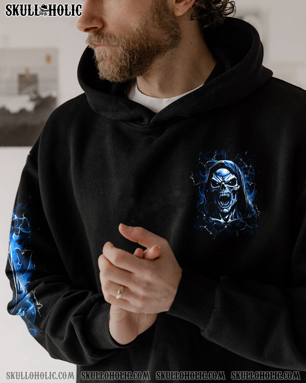 BLISSCORNERS WARNING I'M AN A SKULL ALL OVER PRINT